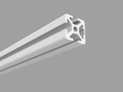 Bosch 20x20 mm N1 groove 5 hires aluminum profil 3D model