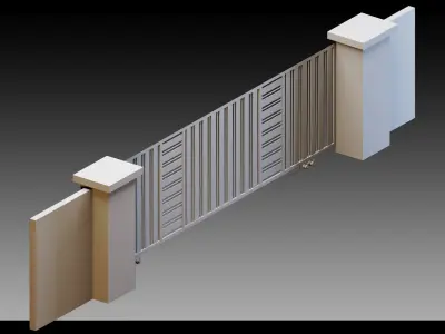 41 Exterior Doors- Vol 02- Kitbash- High detail 3d models 3D model