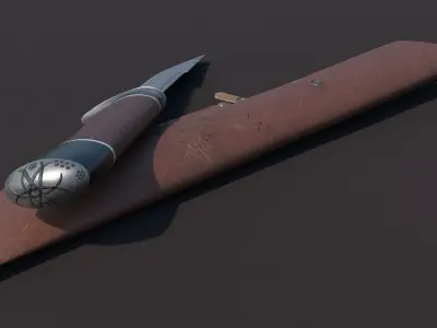 Knife 3D model buy