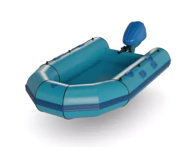 Inflatable Dinghy 3D model buy