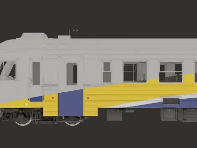ER2T 7117 EMU Head Wagon 3D model