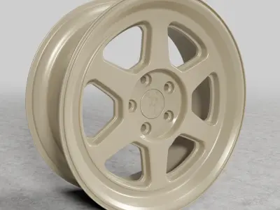 Black Rhino Wheels Rumble Rims 3D model 3D model