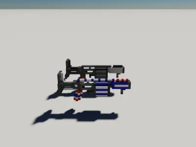 Grenade launcher Free low-poly 3D model purchase