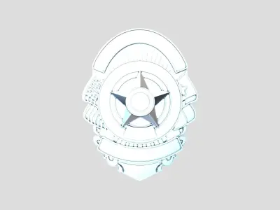 Haltom City PD Badge 3D print model
