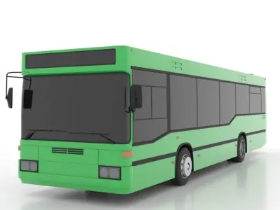 Mercedes-Benz O405NKF Low Low-poly 3D model