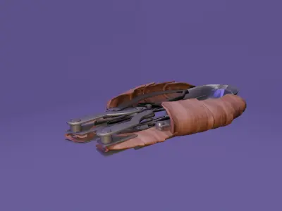 Automatic crossbow 3D model
