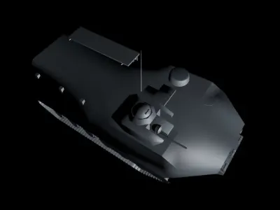 Amphibian Vehicle AAV7-A1 Free 3D model
