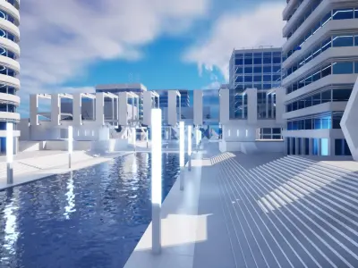 3D City 002 3D model