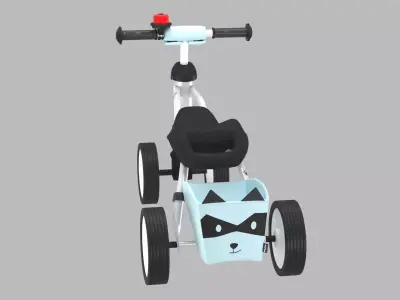 Baby Balance Bike 3D Model 3D model