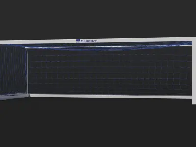 Water polo goal 3D model