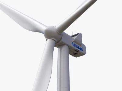 Wind Turbine Vestas V150 MW 3D model