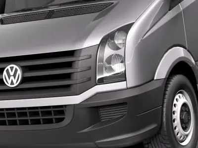 Volkswagen Crafter Van Long 2011 3D model