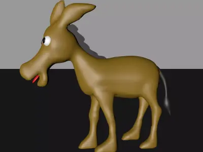 donkey 3D model