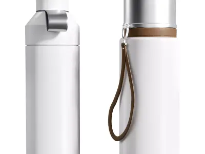 Water Bottle and Thermos flask A 3D model