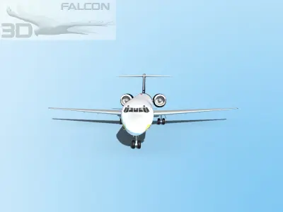 Falcon3D MD-80  UM Air 3D model