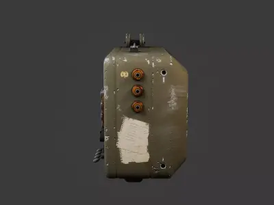 Military Console Terminal 1980s  3D model