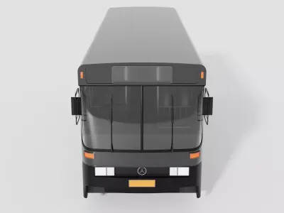 Passenger Bus - City Transportation  Low-poly 3D model