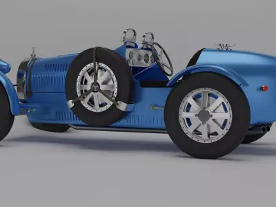 Bugatti Type 35 3D model