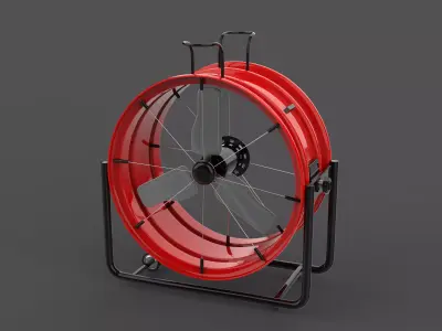 Industrial fan 3D model order
