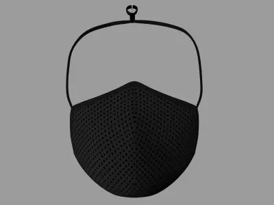 Mask Model face Free 3D model