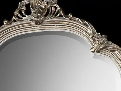 soft mirror Low-poly 3D model