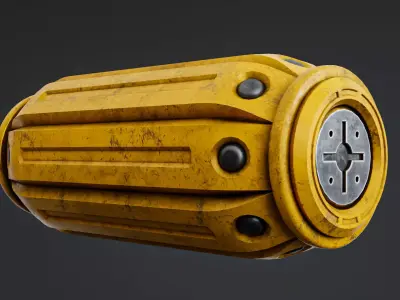 Sci-Fi Grenade Prop Low-poly 3D model