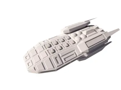 Spaceship-spacecraft-Ultra6 3D model