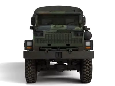 1982 Am General M939 3 Rigged Military Truck 3D Model  3D model