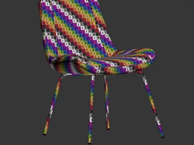 Artos Modern Dining Room Chair 3D model