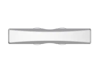 Osculati Style Folding Cleat 238mm 3D model