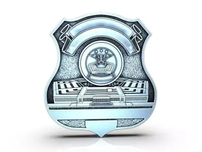 Military badge LABYRINTH 3D print model