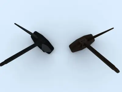 Anchor sword 3D model