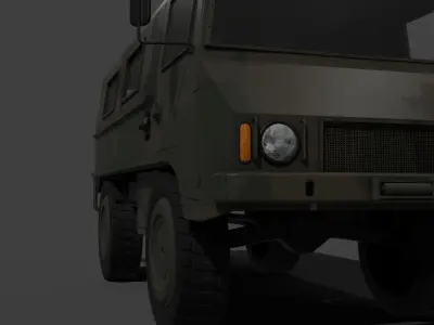 military truck 3D model by holy360 from CGTrader