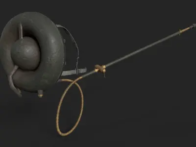 Wechselapparat Low-poly 3D model