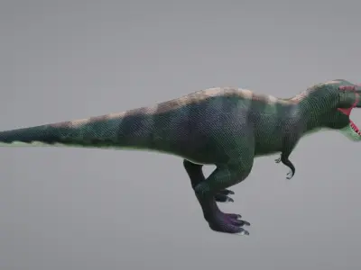 Tyrannosaurus Rex Low-poly 3D model 5