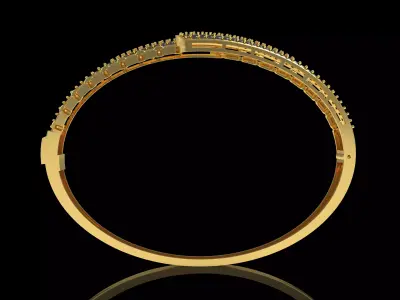 Art Deco Bracelet 28 3D print model