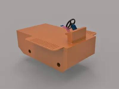 Front Loader Low-poly 3D model