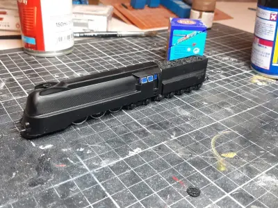 MAV 303 class streamlined locomotive concept design - N scale 3D print model