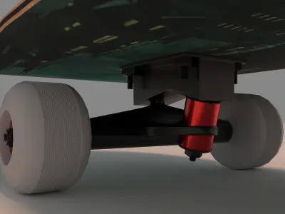 Harry Potter Hogwarts Castle Skateboard 3D model