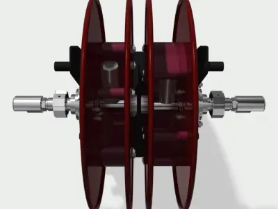 Drum hoses - Lexton Free 3D model