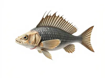 Realistic Fish D Model Pack with Detailed Textures Low-poly 3D model