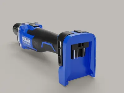 Sliding Switch Brushless Cordless Die Grinder Low-poly 3D model