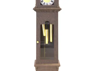 Old Grandfather Clock 3D model purchase