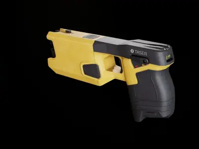 Taser 7 laser gun Low-poly 3D model