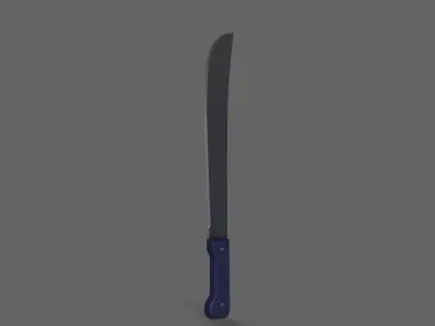 PBR Machete V3c Low-poly 3D model