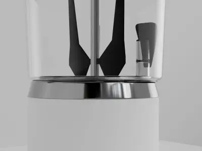 Hot Chocolate Machine 3D Model Low-poly 3D model