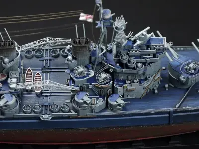 WWII Oerlikon guns for 3D print 3D print model