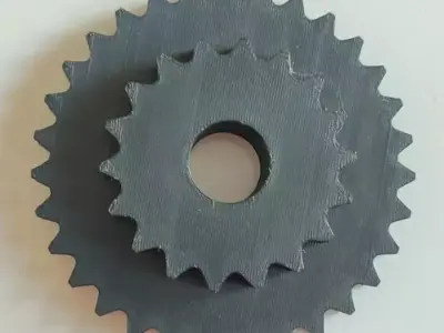 machine gear 3D print model
