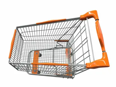 Shopping cart 2 3D model