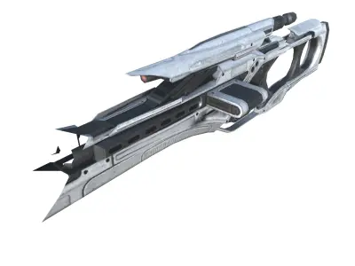 12-sniper winch20-gun model 3d game ready model Low-poly 3D model